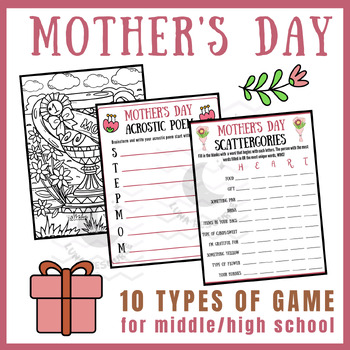 Preview of Mothers day independent reading Activities Unit Sub Plans crafts Early finishers