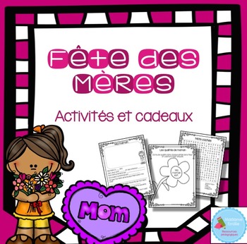 Preview of FRENCH Mother's day / Fête des mères Activity in french (français)
