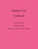Mothers day cookbook