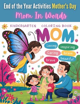 Preview of Mothers day counseling activities: Mom Inspired Coloring Worksheets for Kids