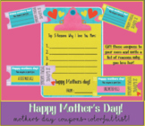 Mother's day coupons and cards
