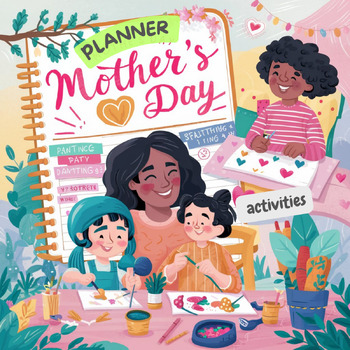 Preview of Mothers day craft activities mother's day ideas for mom planner