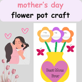 Mother's day flower pot craft and card  : Special gift at 
