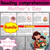 Mothers day reading Comprehension Passages may activities 