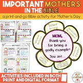 Mothers in the Bible Mother's Day | Print and Digital