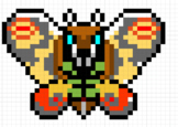 Mothra Inspired Math Mystery Pixel Art 