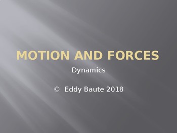 Preview of Motion And Forces