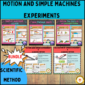Preview of Motion And Simple Machines Experiments Bundle