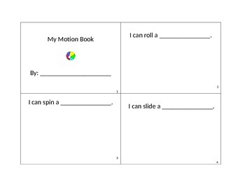 Preview of Motion Book