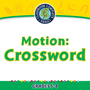 Preview of Motion: Crossword - MAC Gr. 5-8