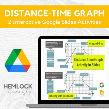 Preview of Motion - Distance-Time Graph Activity in Google Slides | REMOTE LEARNING