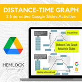 Motion - Distance-Time Graph Activity in Google Slides | R