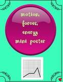 Motion, Forces, Energy mini poster