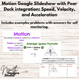 Motion Google Slides with Pear Deck Integration; speed vel