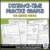 Distance-Time Graphs Worksheets with Answer Keys - Motion Graphs