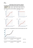 Motion Graphs (Distance Time Graphs) - Worksheet, Easel & PDF: Physical Science
