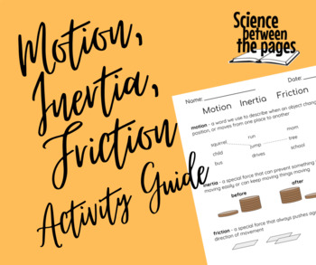 Preview of Motion, Inertia, and Friction Activity Guide for Young Learners