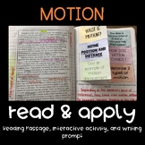 Motion Read and Apply (NGSS MS-PS2-2)
