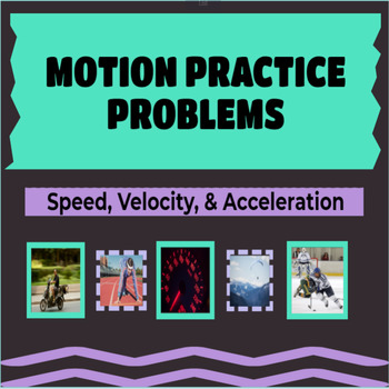 Preview of Motion, Speed, & Acceleration Reinforcement
