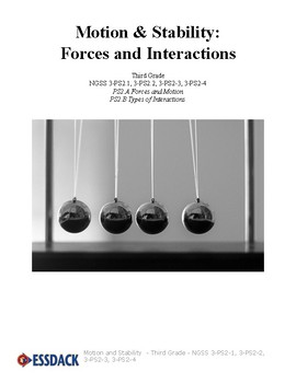 Preview of Motion & Stability: Forces and Interactions- Third Grade