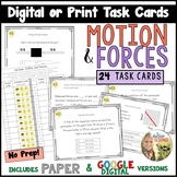Motion and Forces Task Cards