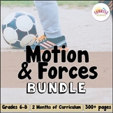 Motion and Forces Unit | Speed Velocity Acceleration Newto