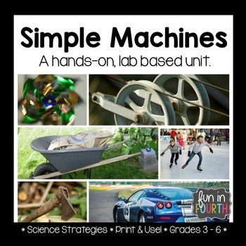 Preview of Motion and Simple Machines Unit: Hands-On Labs, Articles, Anchor Charts and More