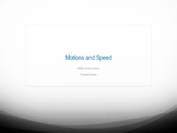 Motion and Speed PowerPoint