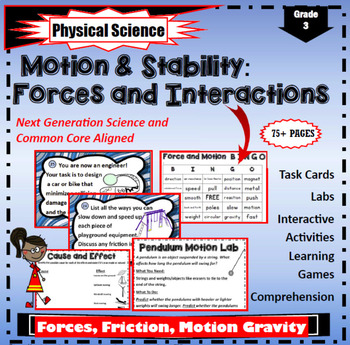 Preview of Motion and Stability: Force and Interactions