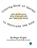 Motivating Coloring Pages - Quotes for the Soul