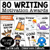 Motivating Incentive Writing Awards - Year Long