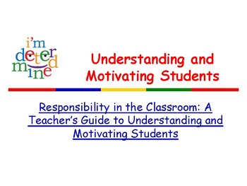 Preview of Motivating Students / A Teacher’s Guide to Understanding and Motivating Students