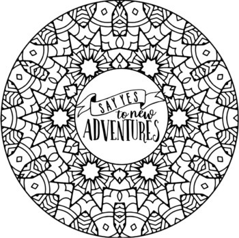 Download 228+ Positive Mandala Coloring Pages With Quotes PNG PDF File