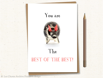Preview of Motivation Card, Love Card, Valentine Card, Printable, 5"X7"