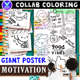 Motivation Collaborative Coloring Giant Poster Classroom A