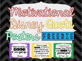 Motivational Disney Quote Posters - FREEBIE! #KindnessNation