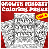Motivation Growth Mindset Coloring Pages | Meaningful Easy