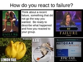 Motivation Mini-lesson:  Mindset Theory---Learn how to fail!