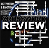 Motivation and Emotion Crossword Puzzle - 28 Terms+Key(Psy