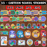 Motivational Reward Stickers Students - Back to School-Pen