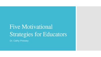 Preview of Motivation for Educators