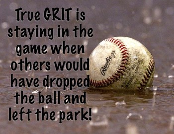 Motivational Baseball Quotes with GRIT by STEM Sources Designs | TpT