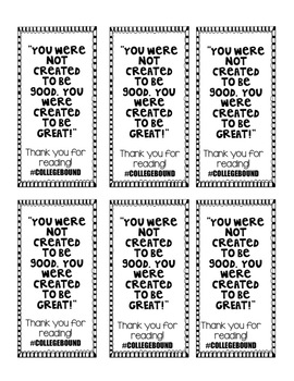 Preview of Motivational Bookmarks!