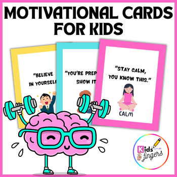 Preview of Motivational Cards for Kids - Motivational Messages for Students