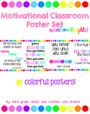 Positive Motivation Classroom Poster Set