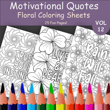 Preview of Motivational Coloring Page | Affirmation Coloring Sheet for Self-talk, Self-love