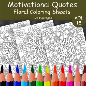 Preview of Motivational Coloring Pages | Affirmation Coloring Sheet for Kindness, Self-talk