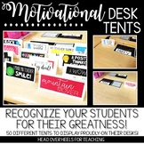 Motivational Desk Tents {Desk Awards}