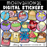 Motivational Digital Stickers Clip Art