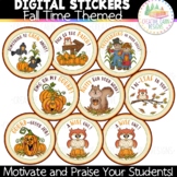 Digital Stickers: Fall Themed Motivation